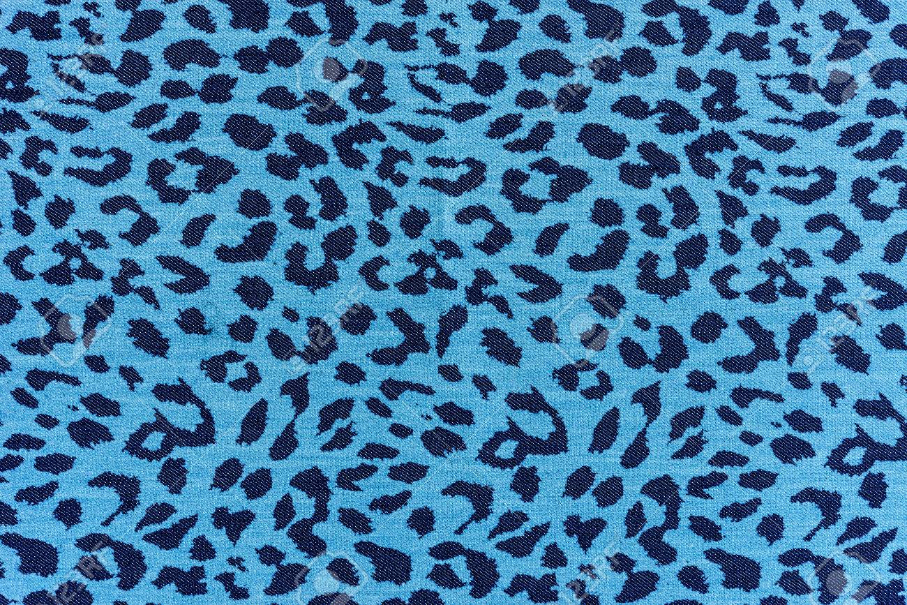 leopard print denim fabric