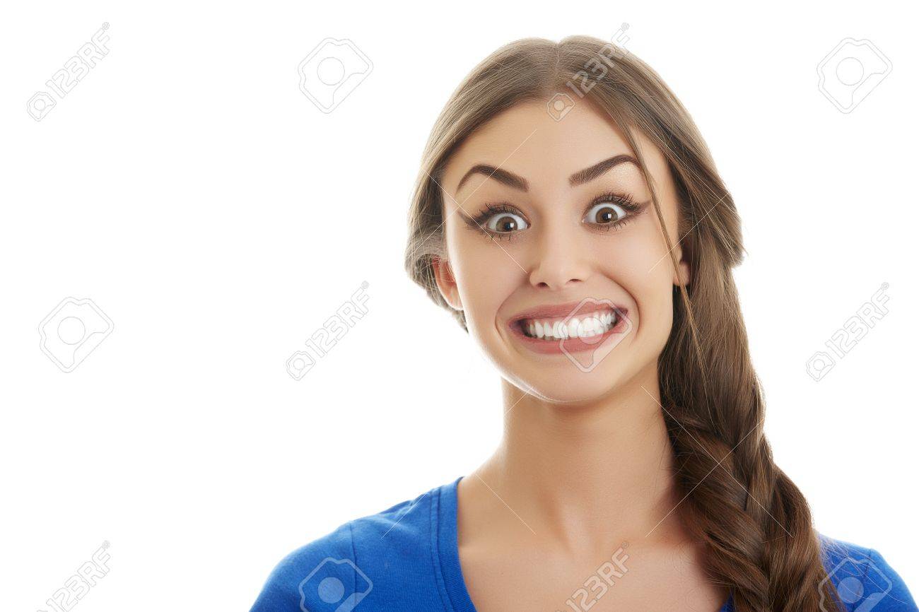 Beautiful Playful Excited Funny Young Woman With Big Smile On Her Face Isolated On White. Stock Photo, Picture And Royalty Free Image. Image 21863792. Beautiful Playful Excited Funny Young Woman With Big Smile On Her Face Isolated On White. Stock Photo, Picture And Royalty Free Image. Image 21863792.