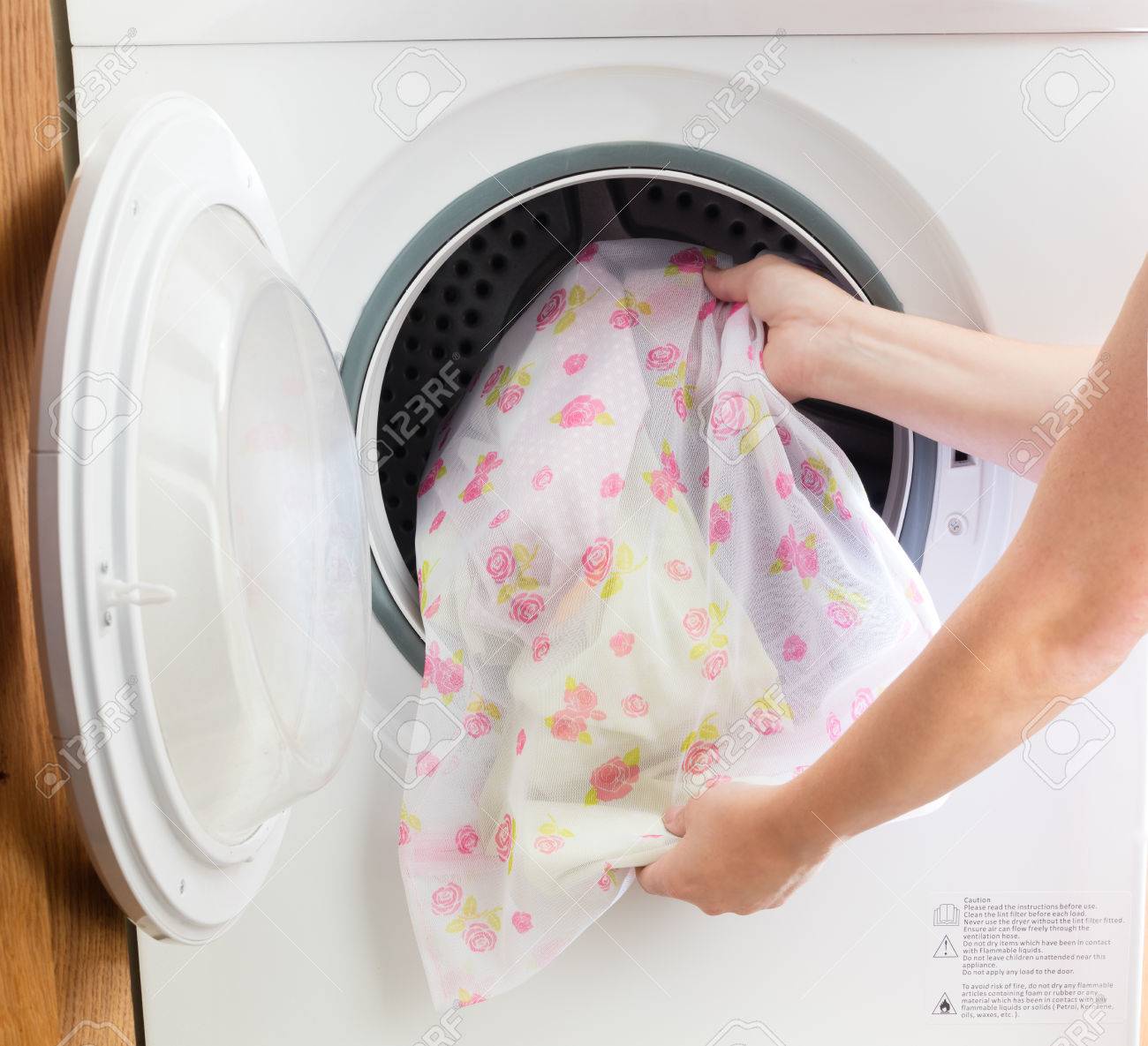 Washing Machine Laundry Bag Stock Photo, Picture and Royalty Free Image.  Image 85442942.