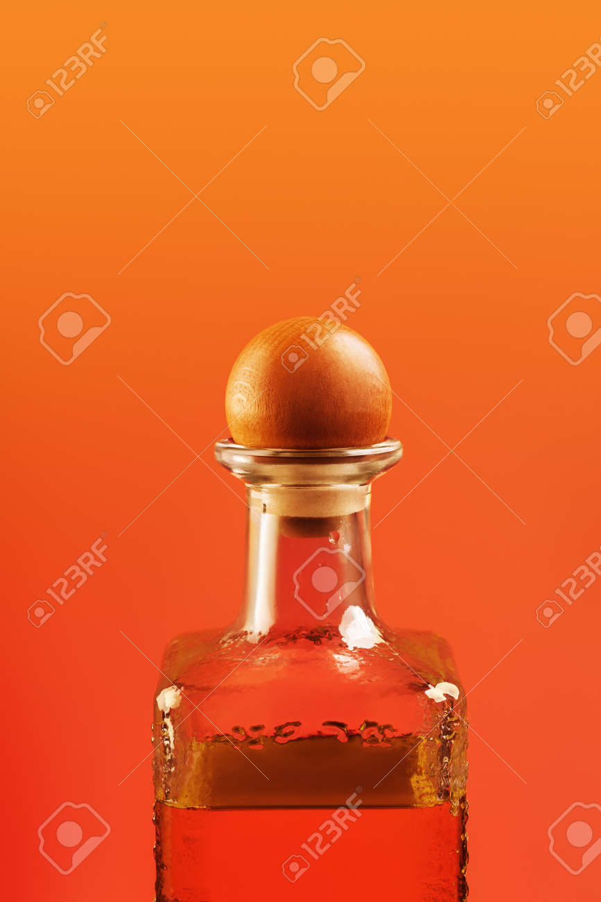 Download Tequila Alcohol Luxury Bottle With Wood Cork On Hot Sunlit Background Stock Photo Picture And Royalty Free Image Image 132282379