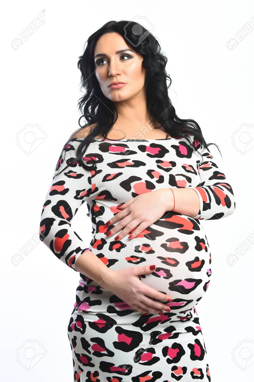 colorful leopard print dress