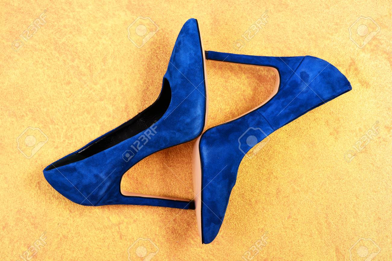 dark blue formal shoes