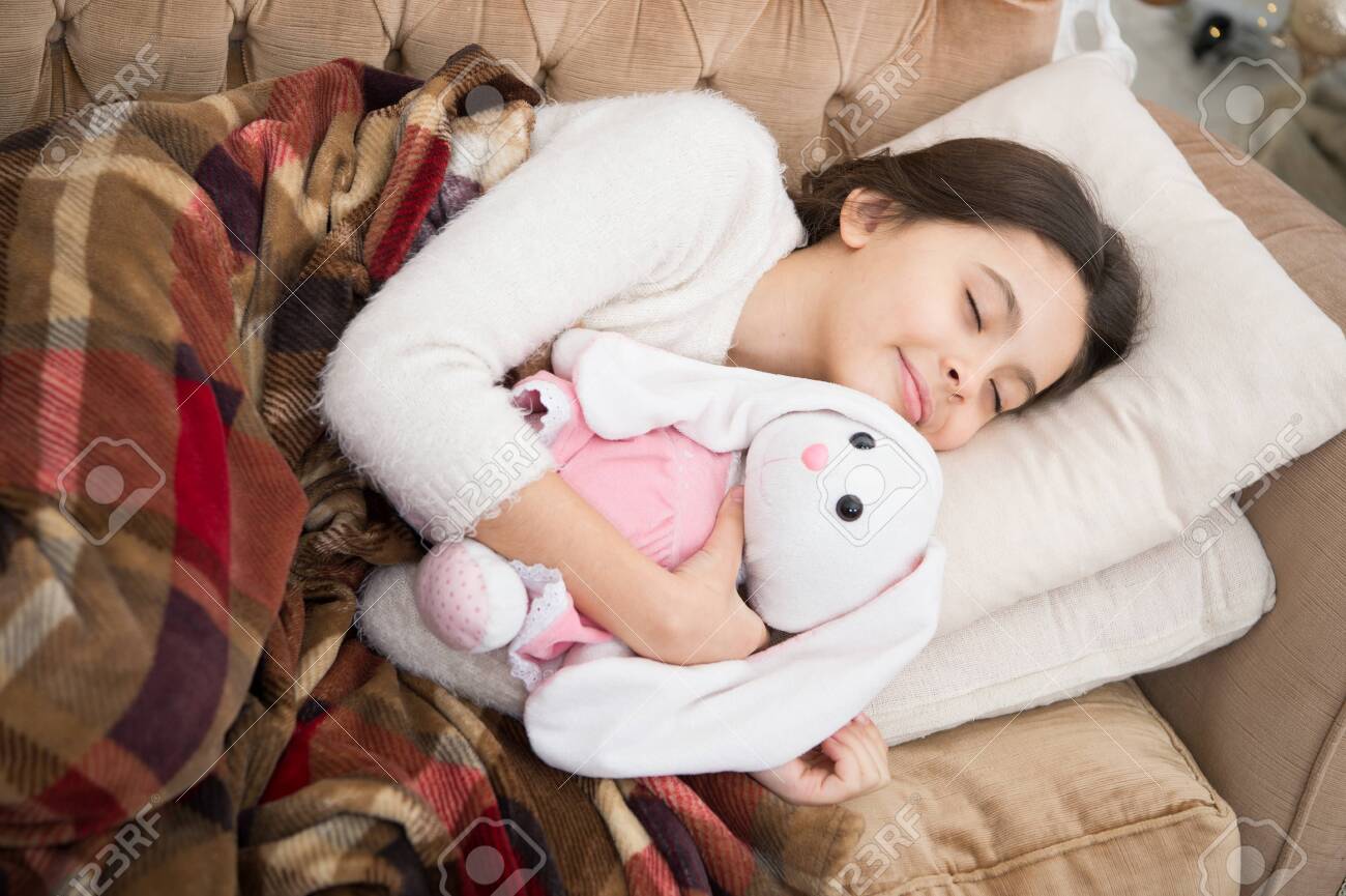 Good Morning Child Care Family And Love Childrens Day Happy Little Girl Sleep In Bed Small Girl Child Sweet Dreams Childhood Happiness Good Night Her Best Friend Love You So Much Stock