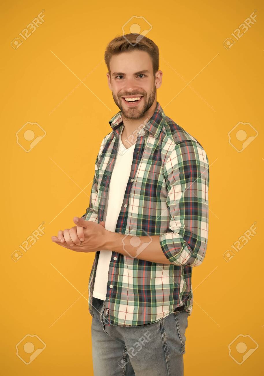 yellow checkered jeans