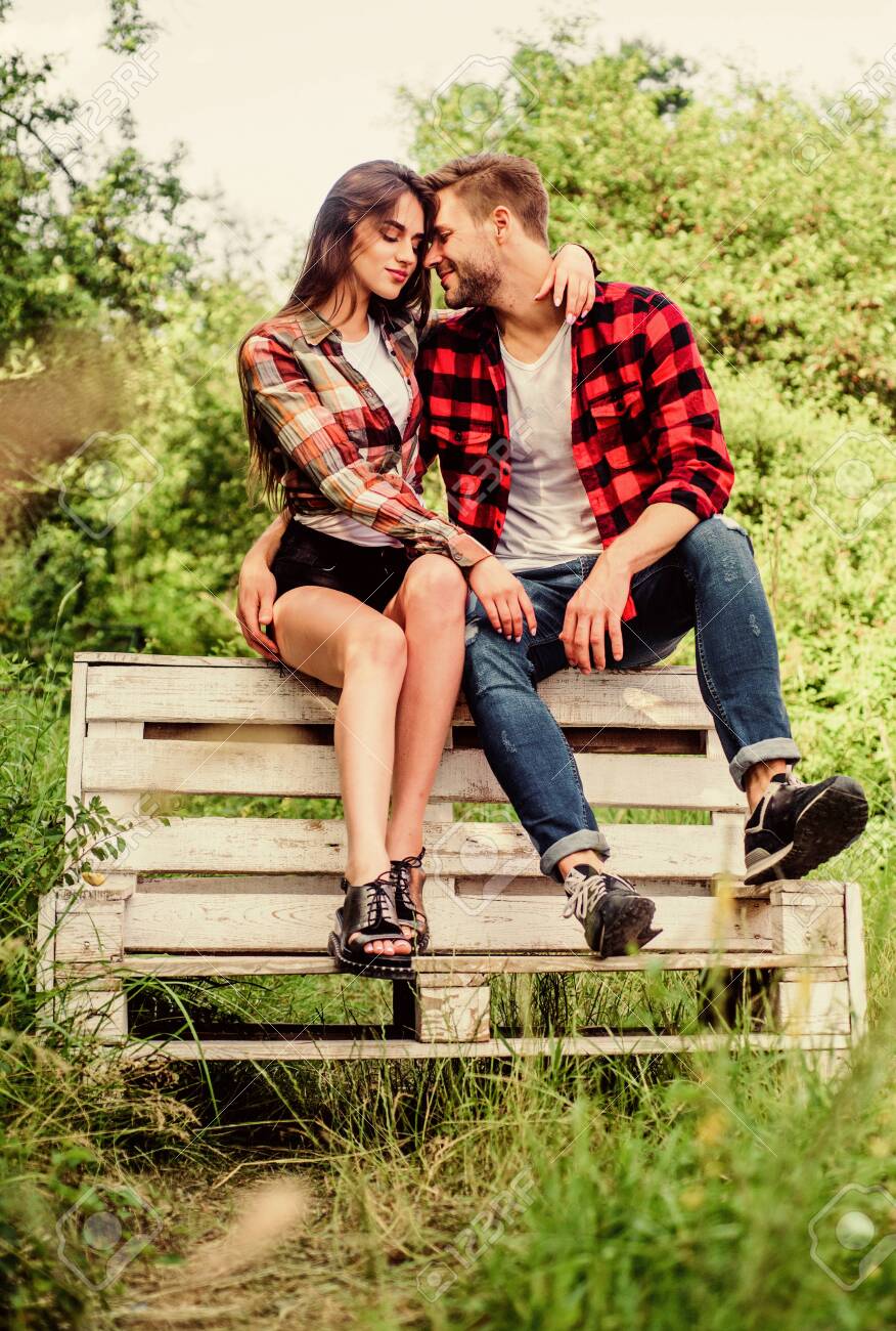 Youth Hang Out Family Weekend Romantic Date In Park Couple Stock Photo Picture And Royalty Free Image Image