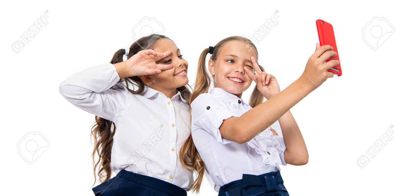 自撮り　小学生 