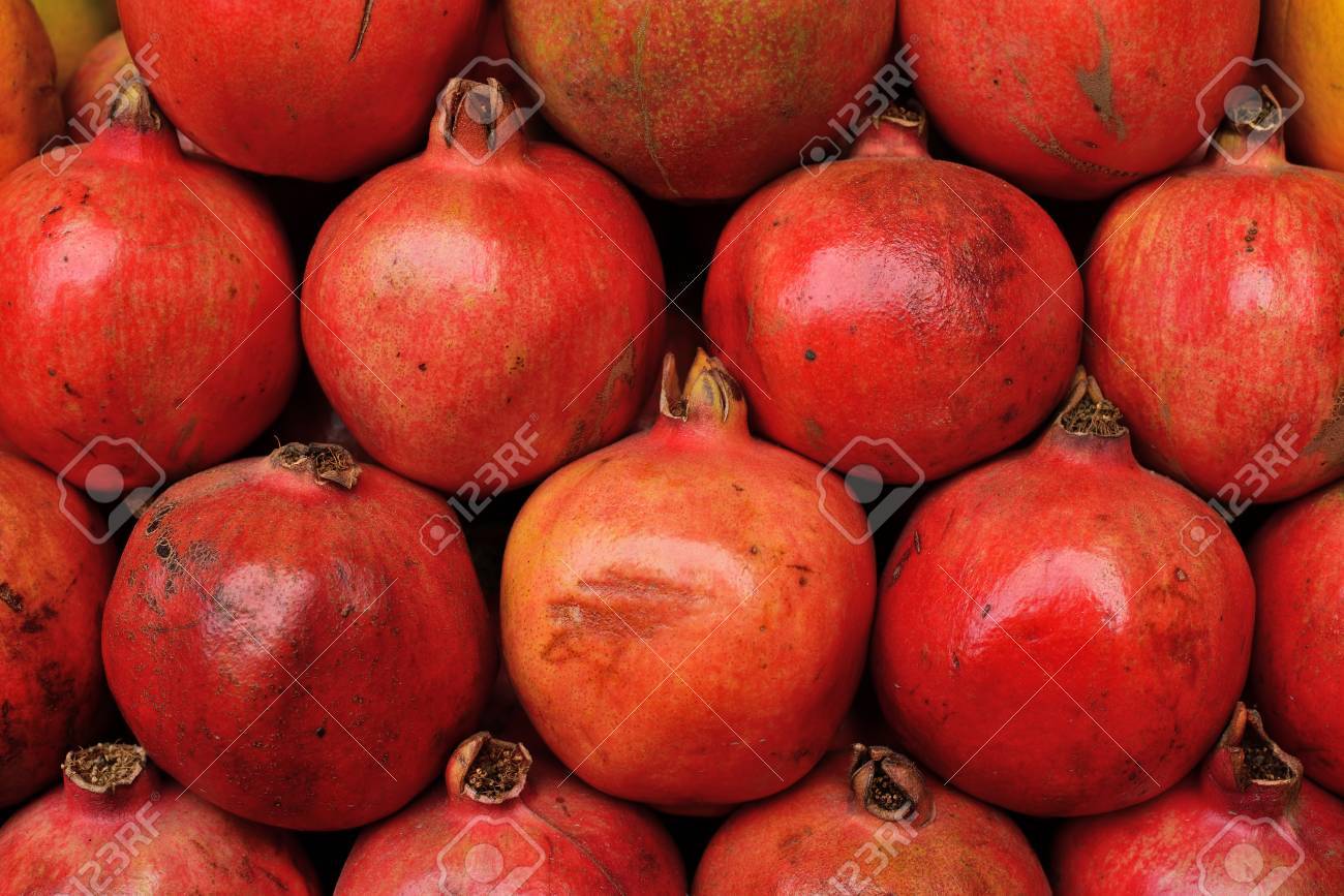 fresh pomegranates texture background pomegranate punica granatum