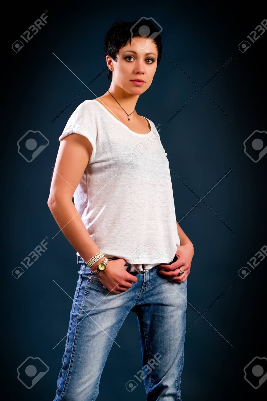 short shirt and jeans for girl