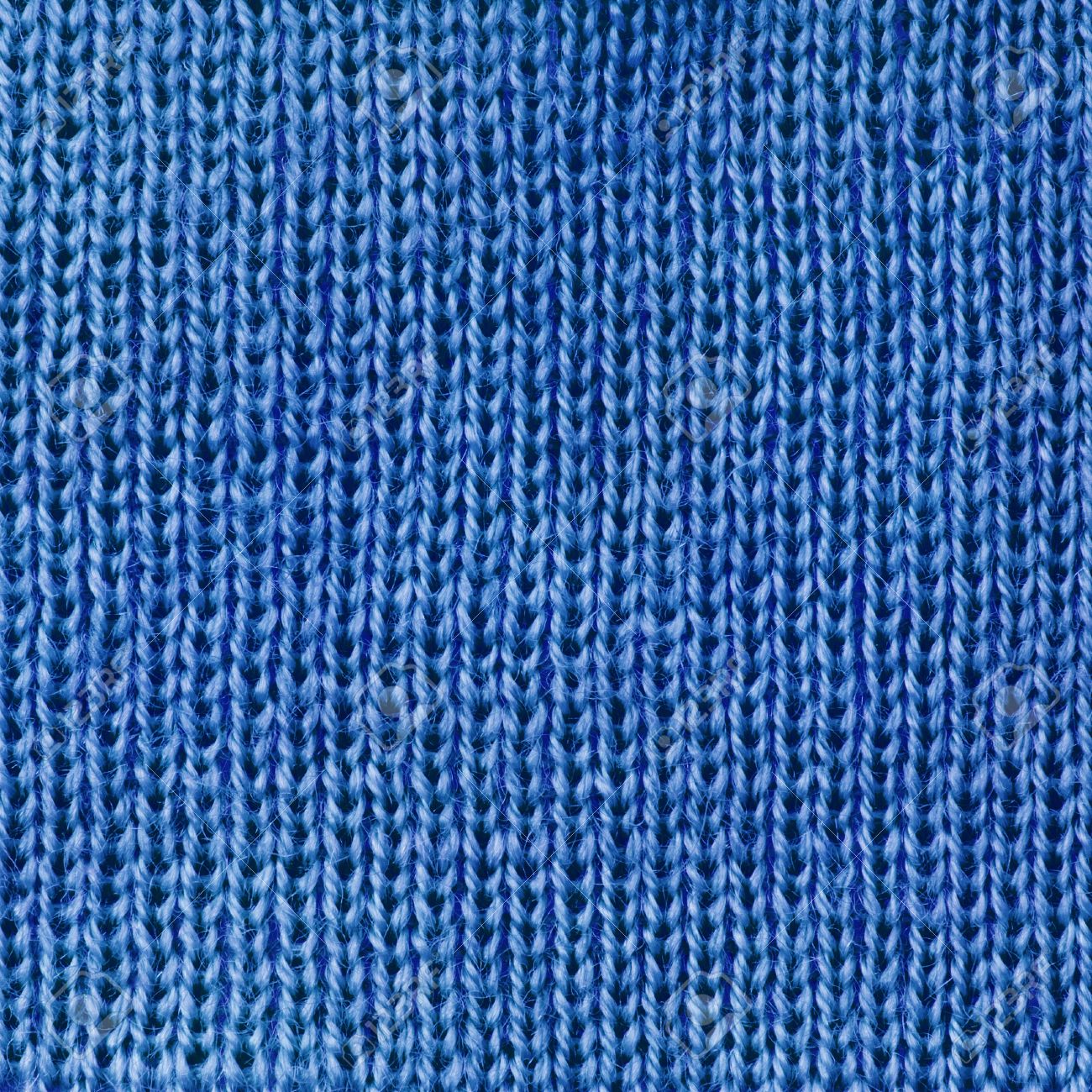 blue knit fabric