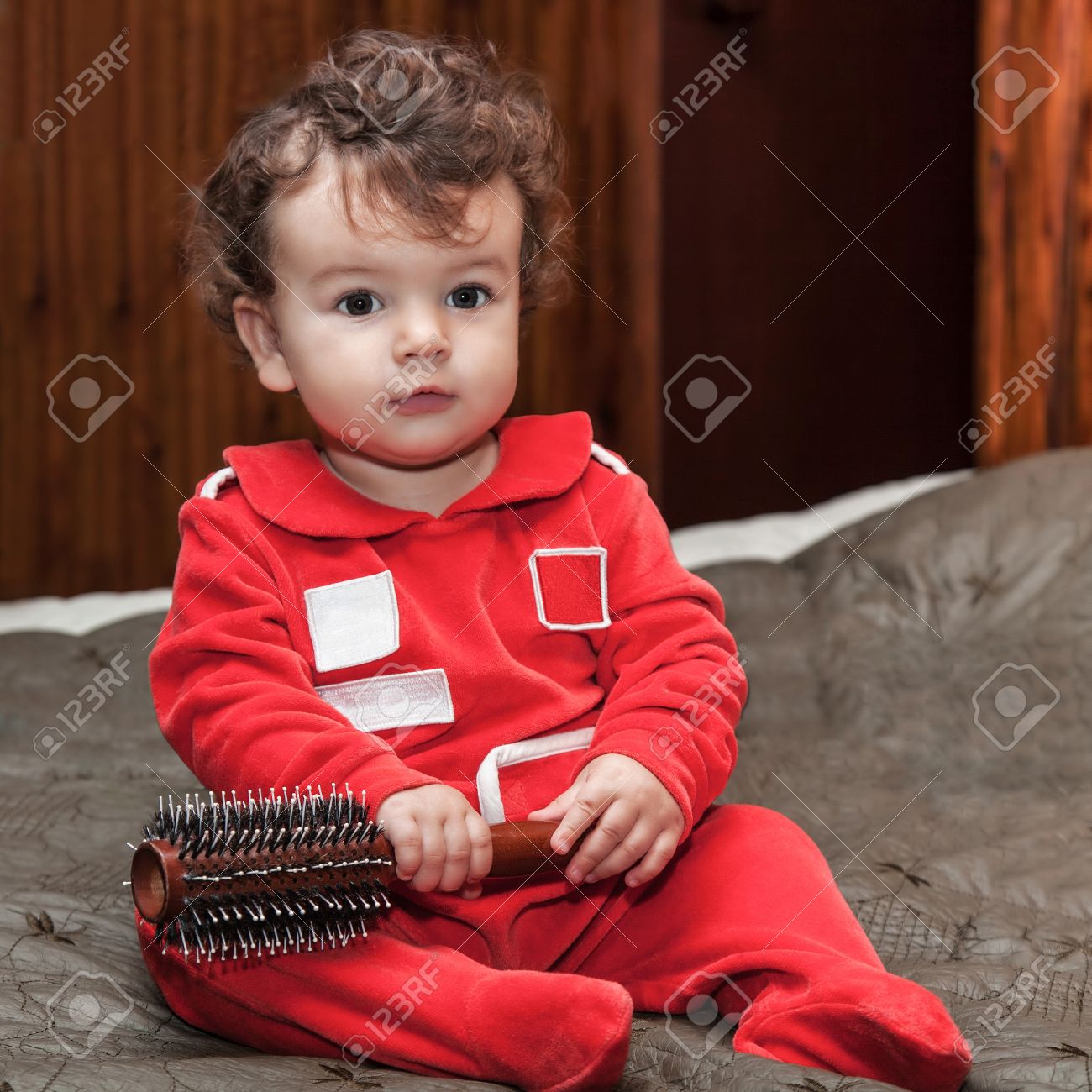 portrait of curly haired