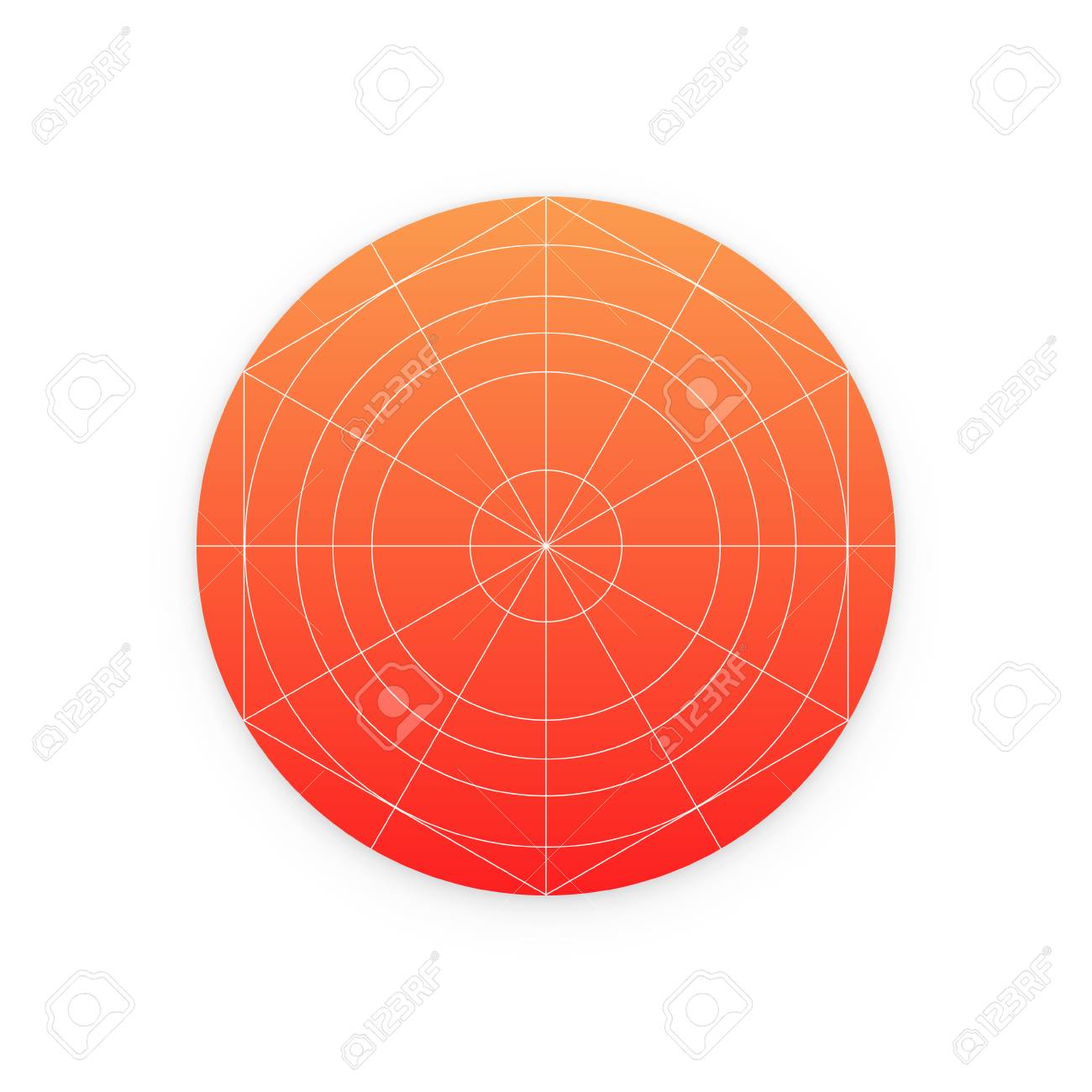 application icon template with guidelines grids blank application blank grids
