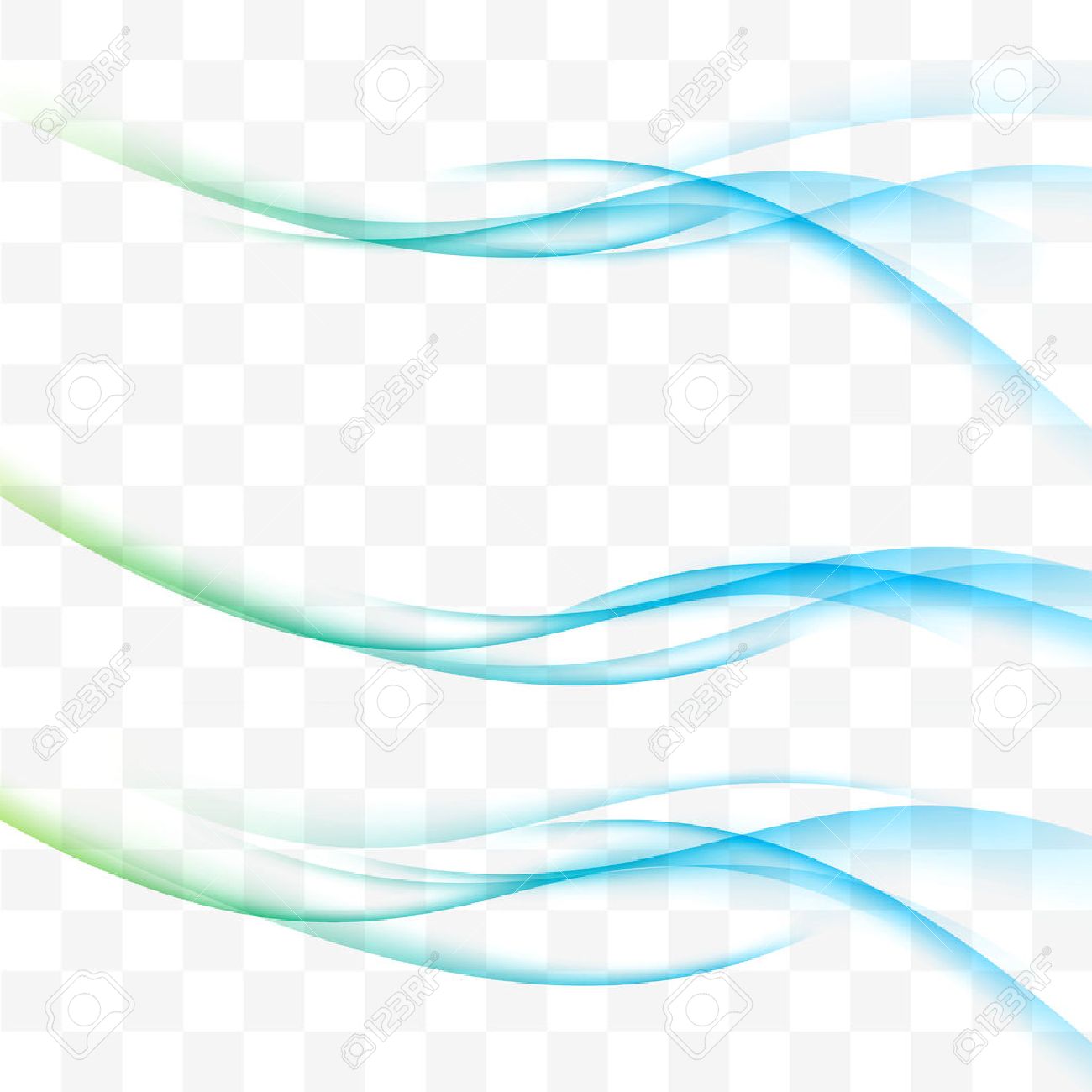blue green border