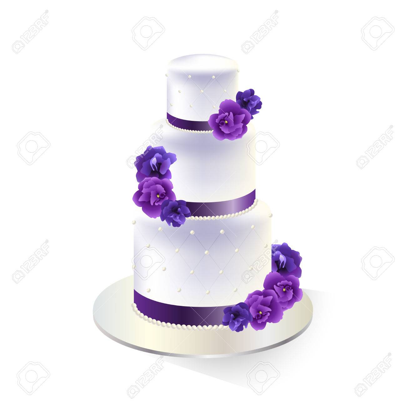 Purple Flower Wedding Cake Toppers Forever Flowers Flower Cake Toppers Purple Cake Flowers Wild Rose Cake Flowers Cake Decoration 2719483 Weddbook