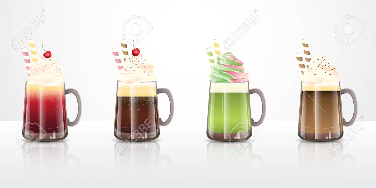 collection of ice cream