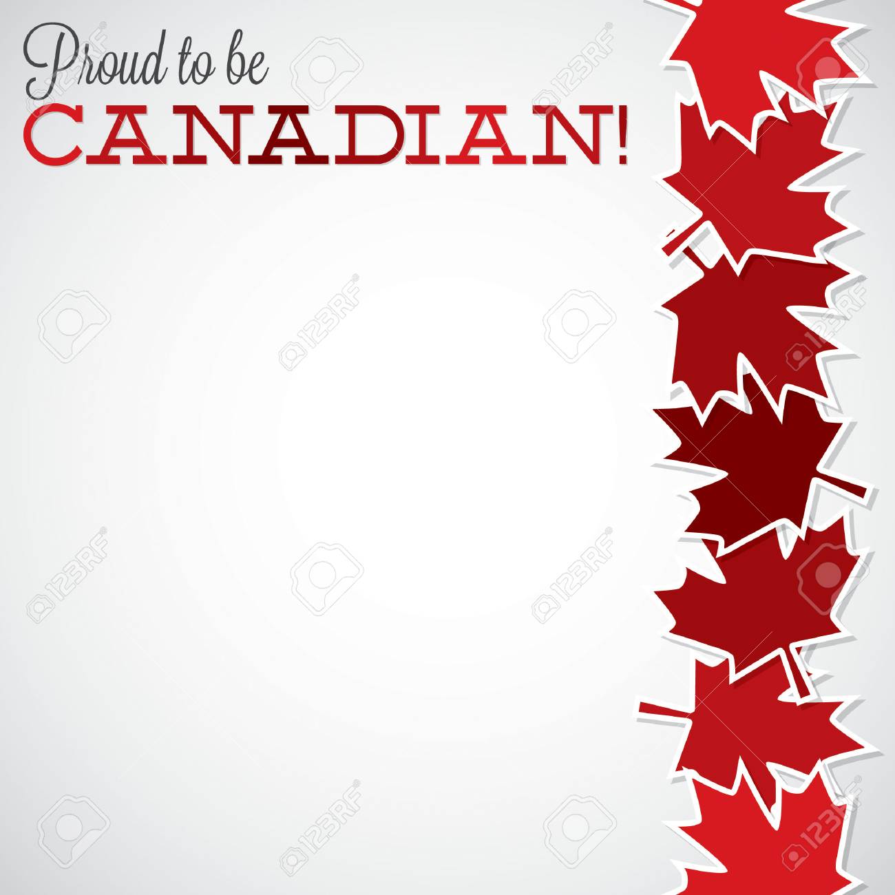 hoja línea de tarjetas del día de canadá en formato vectorial