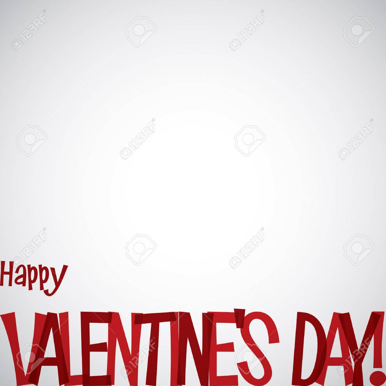overlay word valentine s day card in vector format royalty free