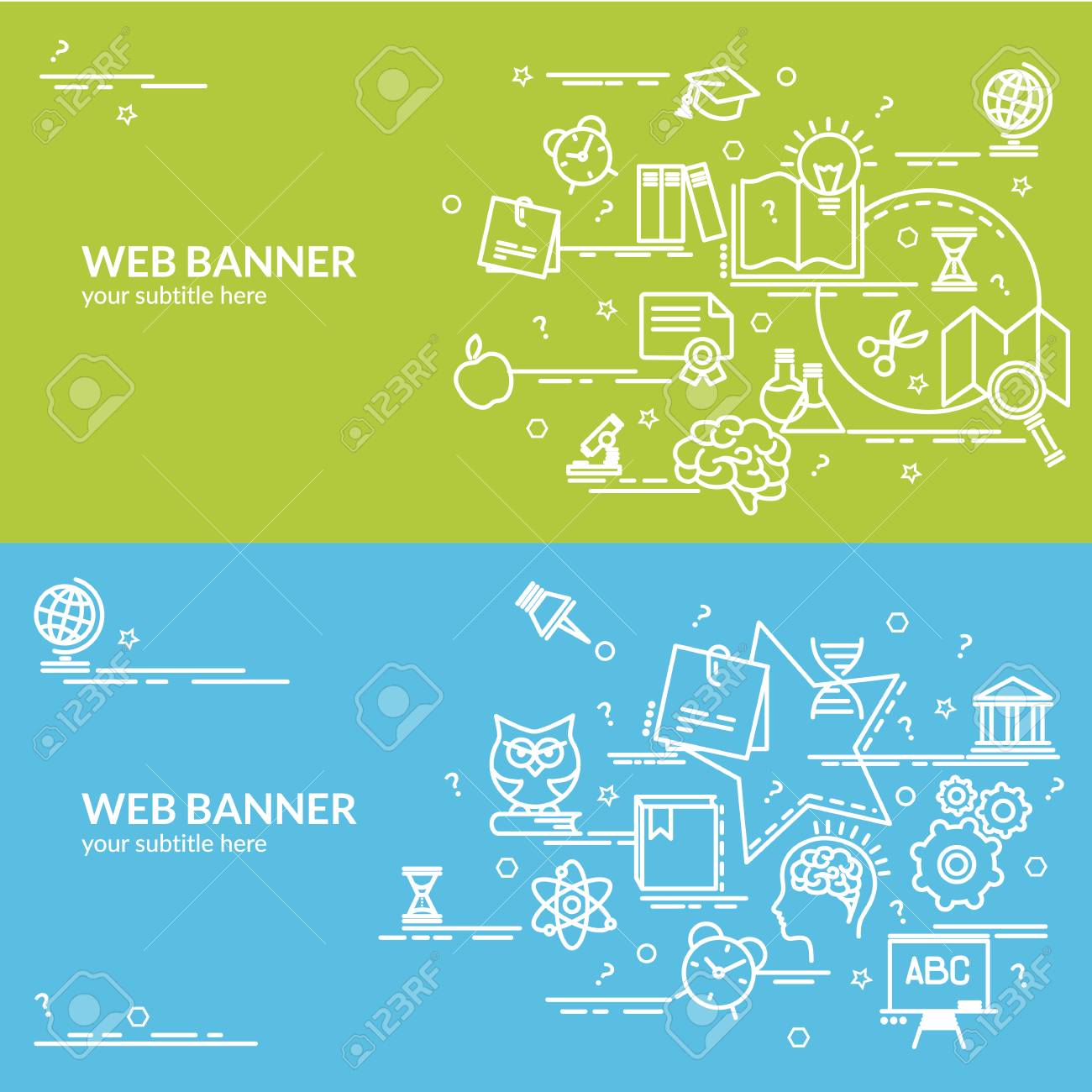 flat colorful design concept of knowledge infographic idea of template making