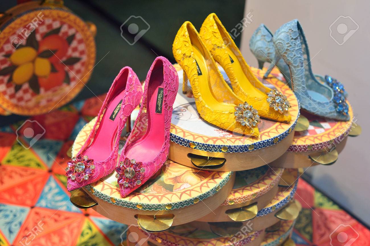 dolce and gabbana colorful shoes