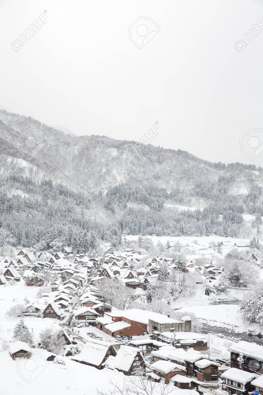 Historic Villages Of Shirakawa Go And Gokayama Japan In Winter - 