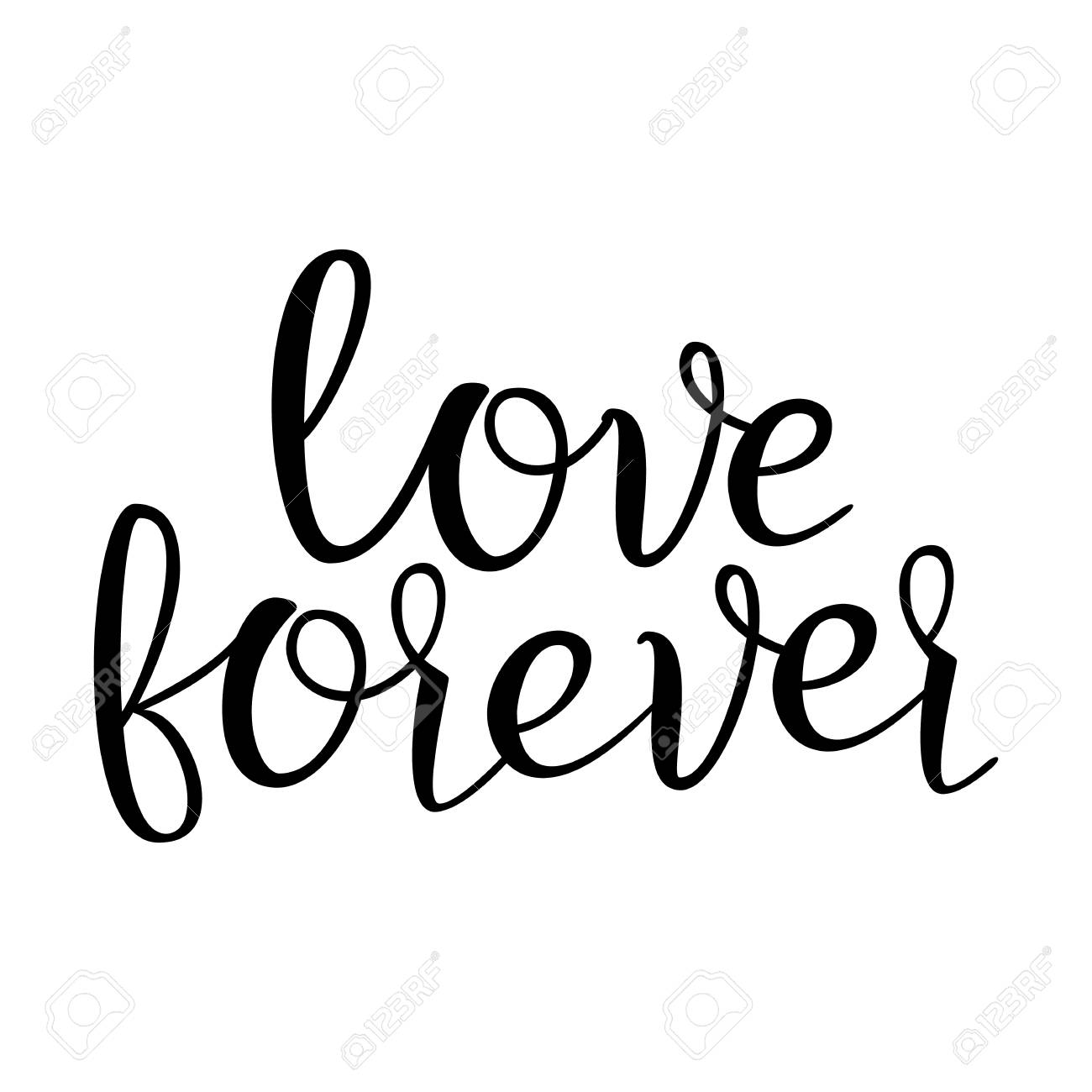 Citation A Propos De L Amour Amour Pour Toujours Texte Inspirant Manuscrit Calligraphie Moderne A Pinceau Isolee Sur Fond Blanc Affiche De Typographie Illustration Vectorielle Clip Art Libres De Droits Svg