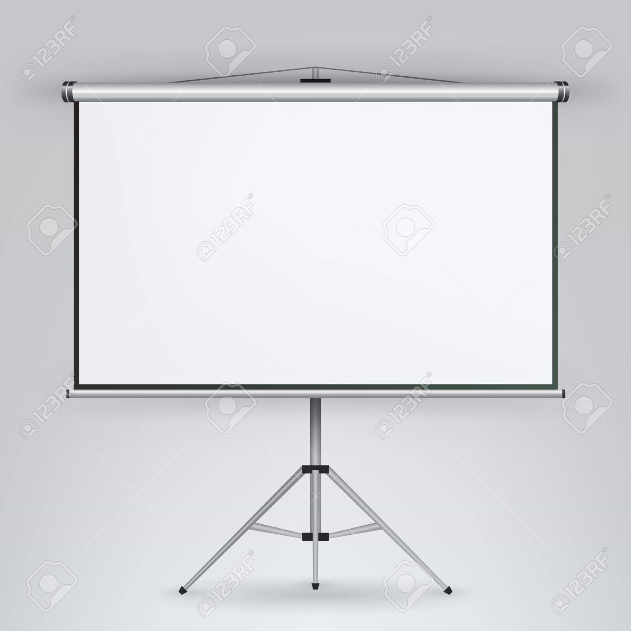 meeting projector screen vector white board presentation conference