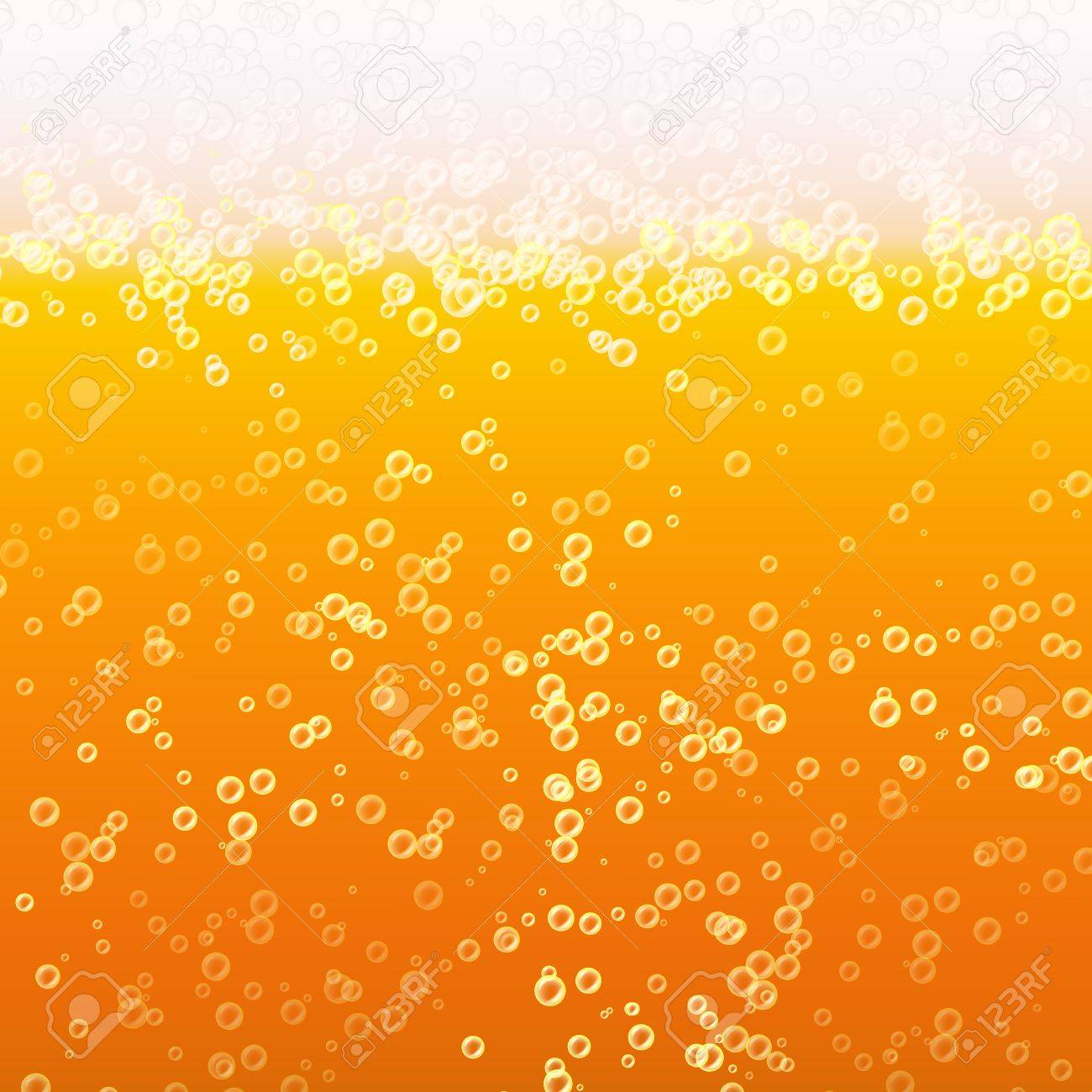 Close Up Light Beer With Foam And Bubbles Vector Background Fresh Beverage Beer Illustration Royalty Free Cliparts Vectors And Stock Illustration Image