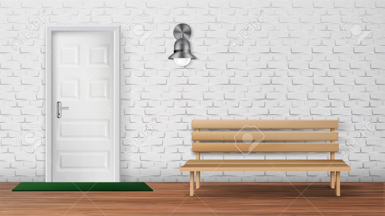 Stylish Exterior Of Country Cottage Terrace Vector Terrace Decorated
