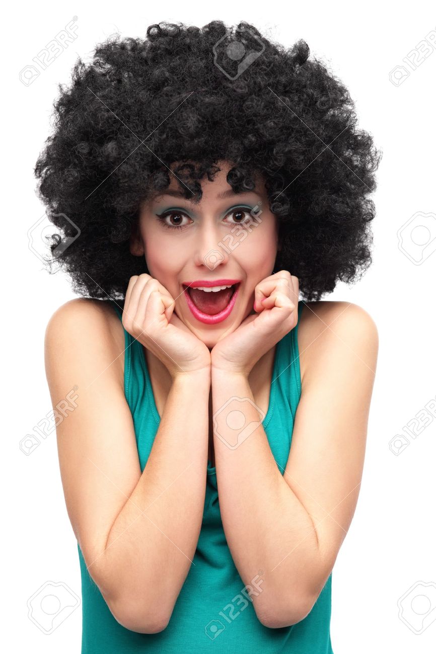 afro wig female