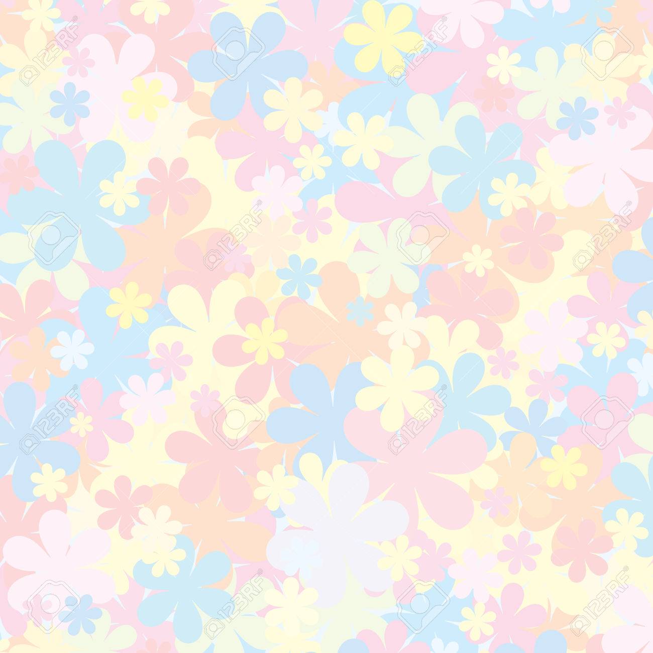 淡い花柄 設計のためのパステル背景 の写真素材 画像素材 Image 淡い花柄 設計のためのパステル背景 の写真素材 画像素材 Image