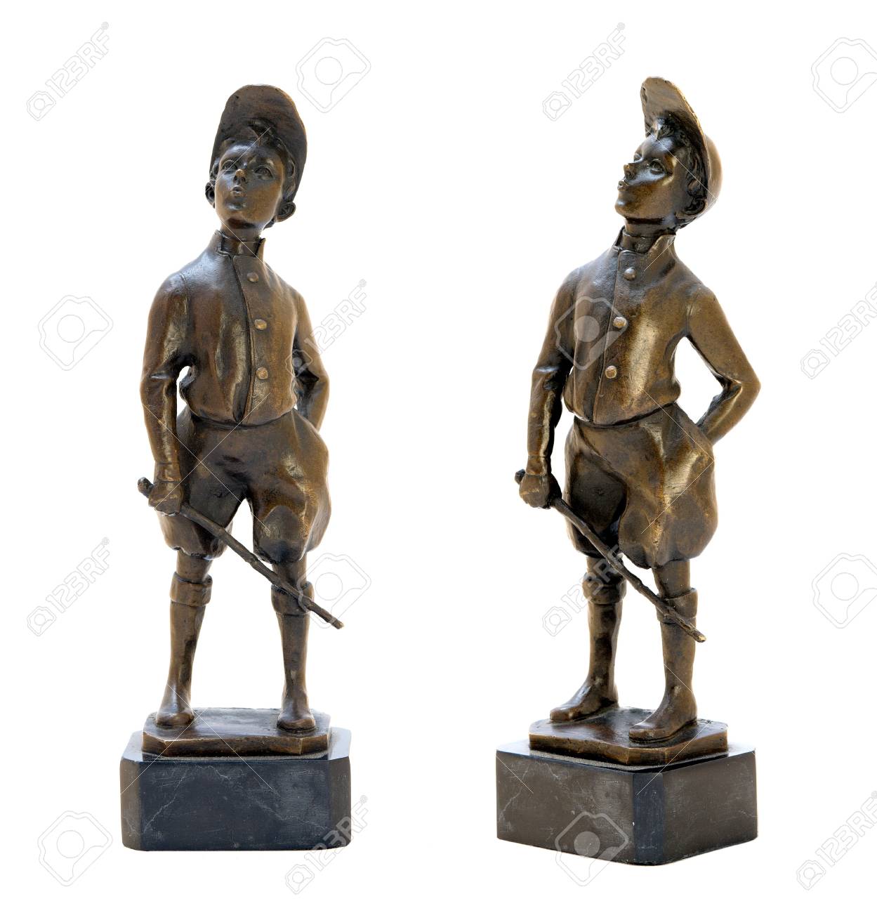 whistling boy figurine