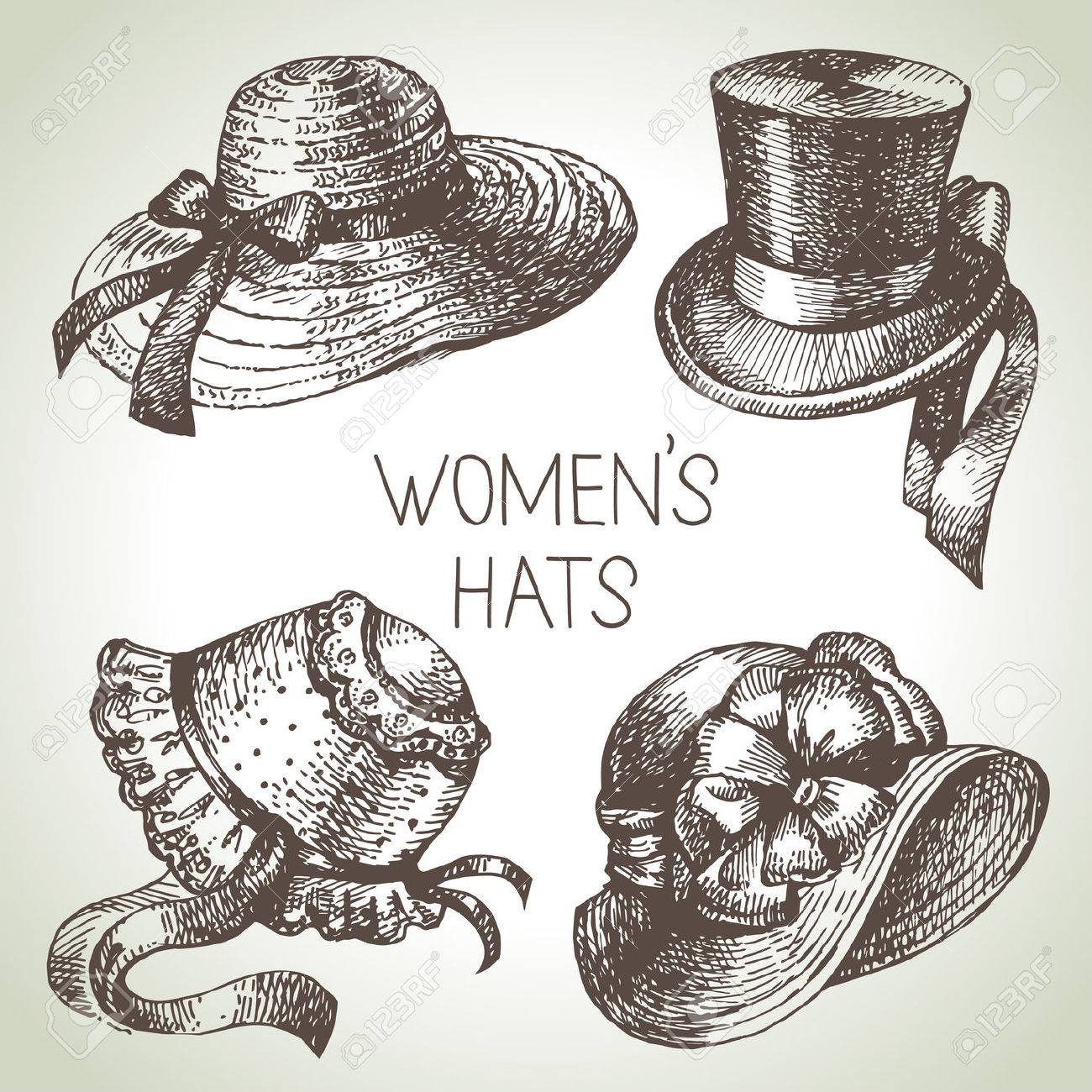 vintage ladies hats