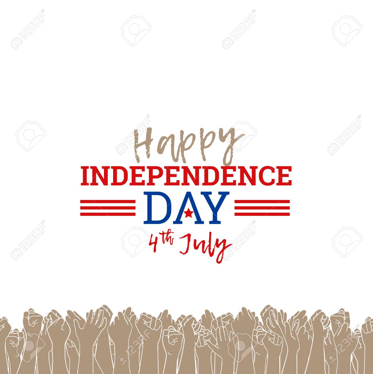 independence day in usa july 4th greeting card or banner template july 4th greeting cards