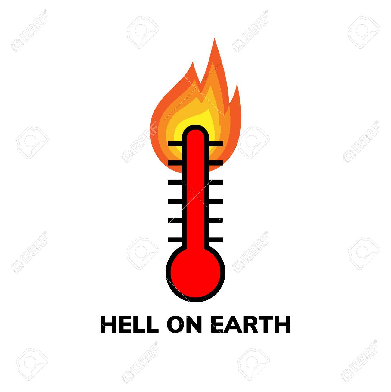 temperature icon vector clip
