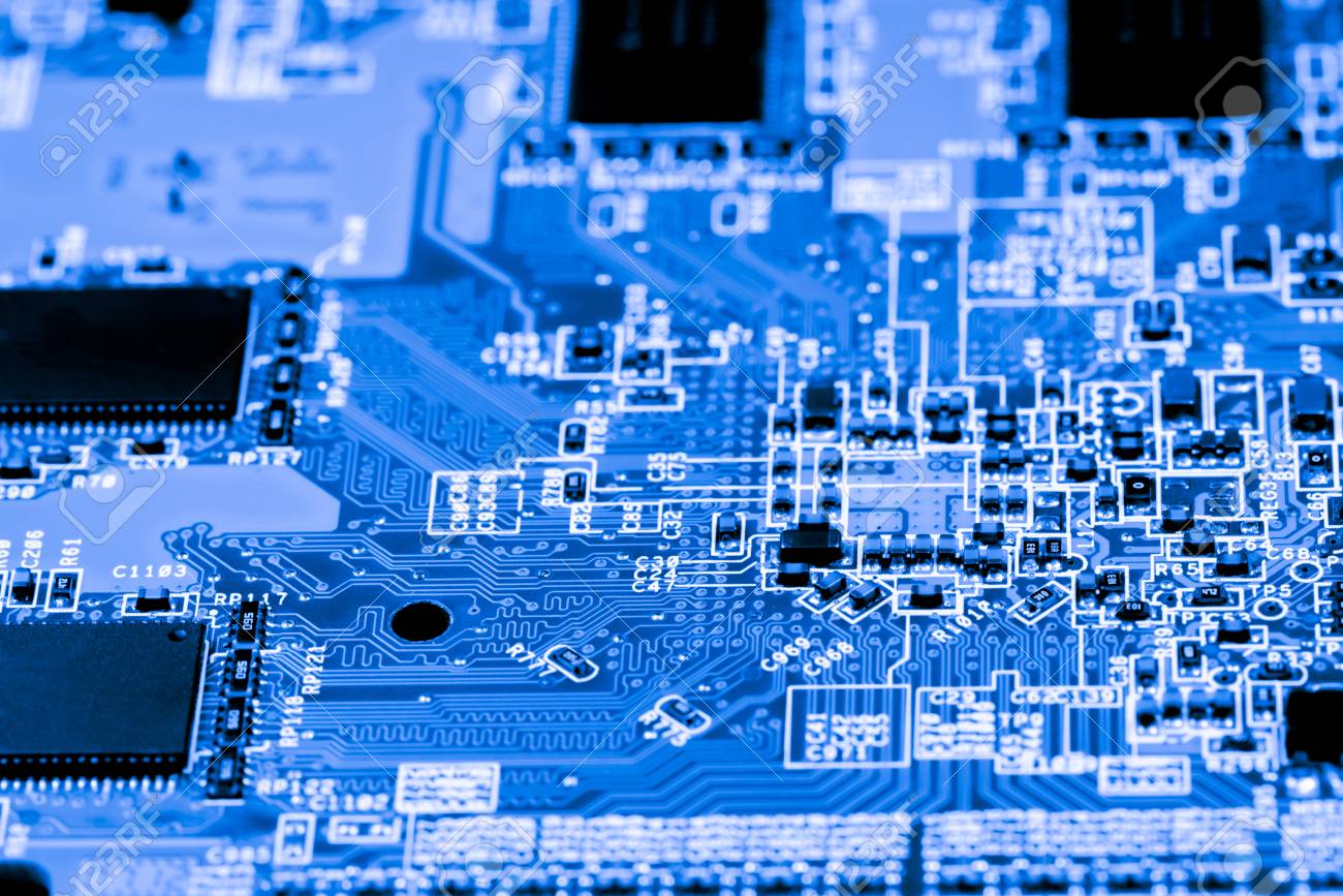 Computer Circuit Main Board Royalty Free Stock Photography Image