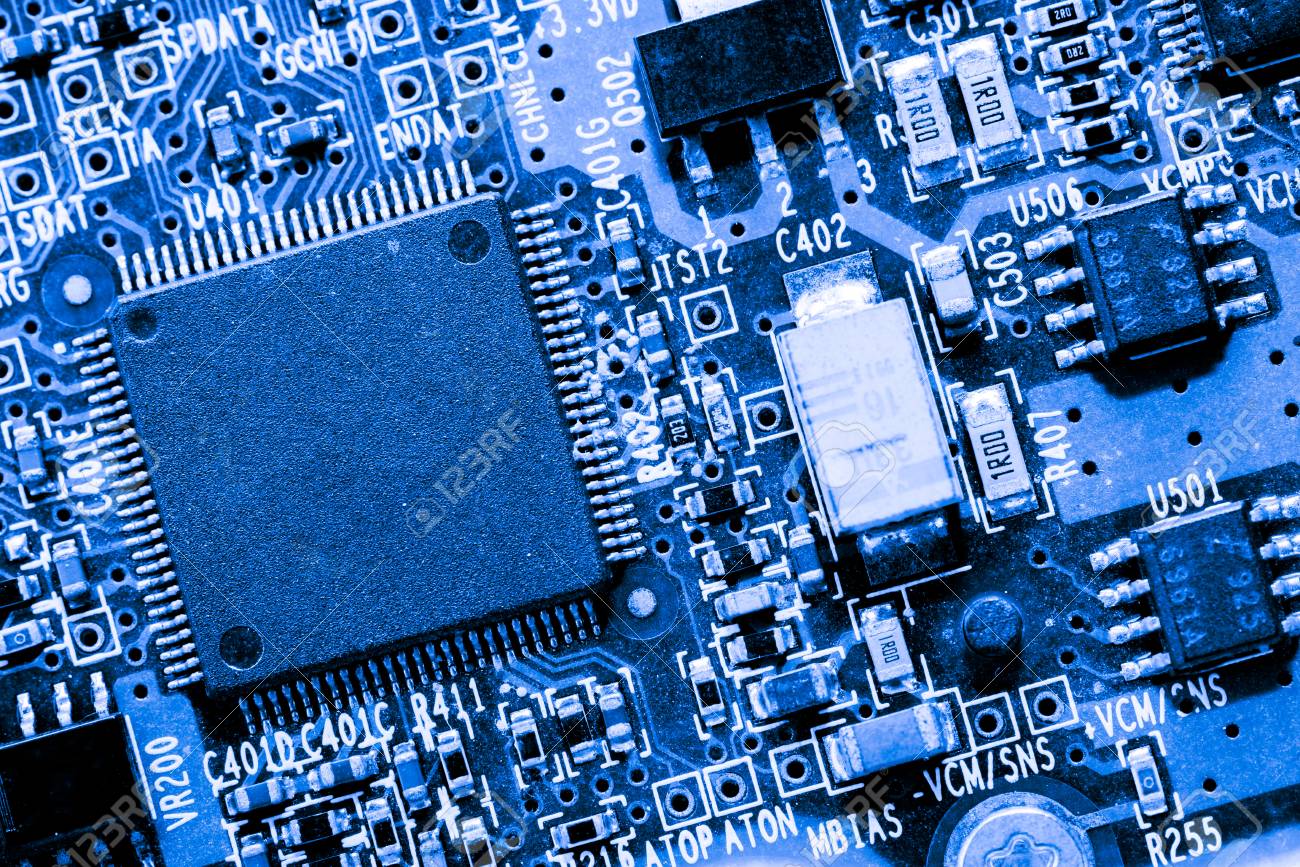 Computer Circuit Main Board Royalty Free Stock Photography Image