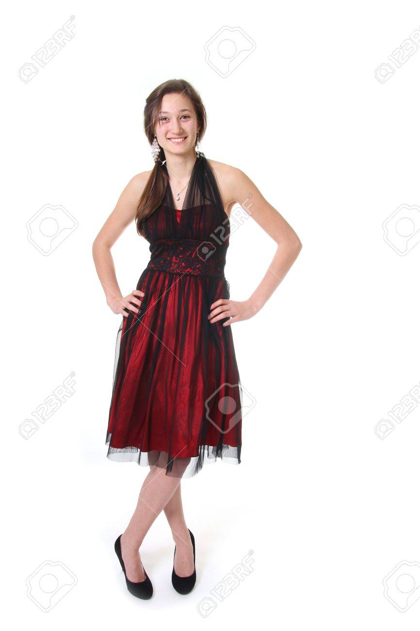 evening dress teenage girl