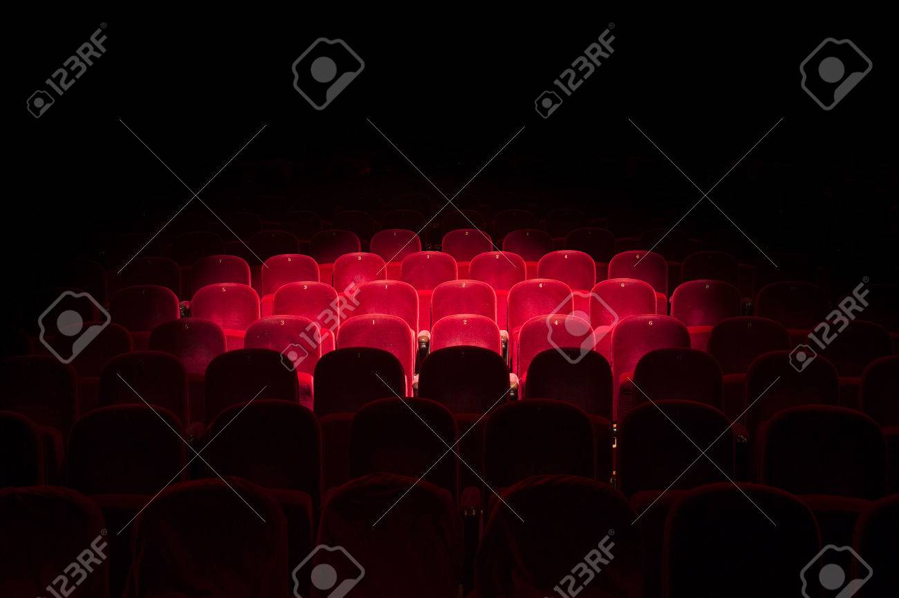 Follow spot on red seat in a generic theater - 50002583 Follow spot on red seat in a generic theater - 50002583