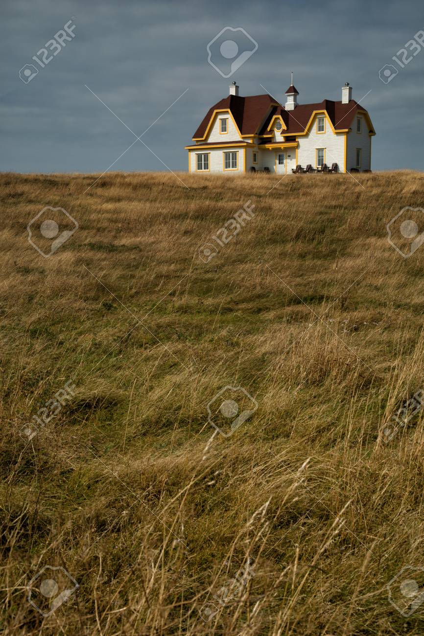 Beautiful White House On The Top Of The Hill Stock Photo Picture And Royalty Free Image Image