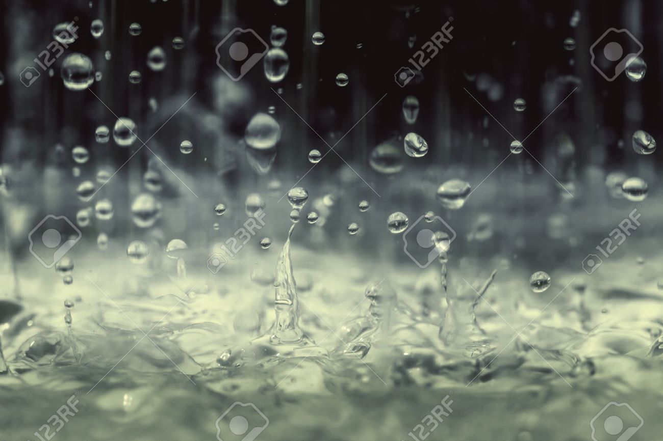 Rain Falling On A Window Rain Falling On A Window