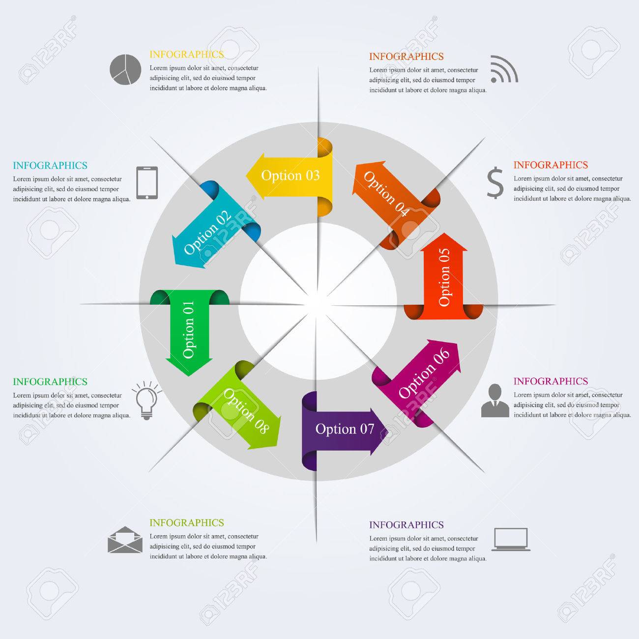 business cycle diagram infographic template with arrows and icons business cycle diagram