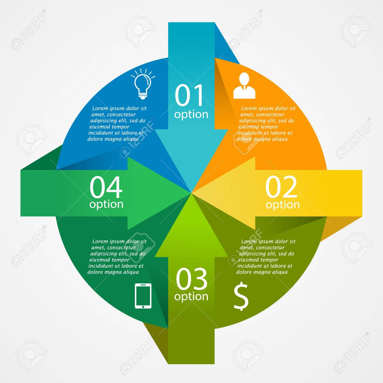 business cycle diagram infographic template with arrows and icons business cycle diagram