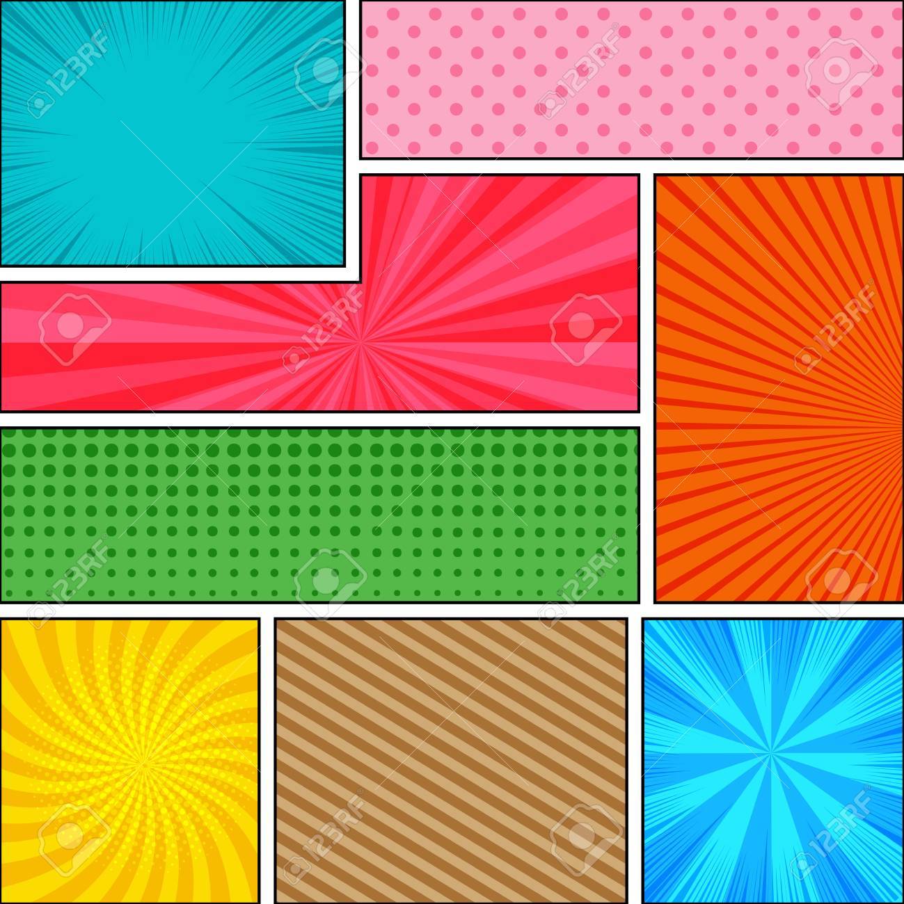 colorful templates