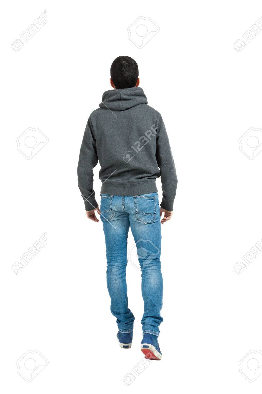 Portrait Of The Young Man Isolated On A White Background Back Stock Photo Picture And Royalty Free Image Image