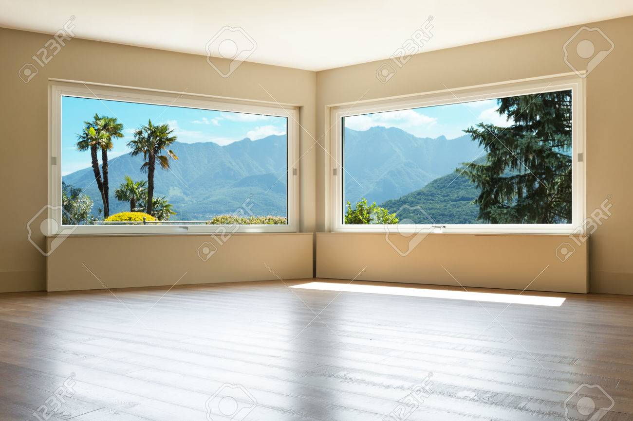 empty living room with