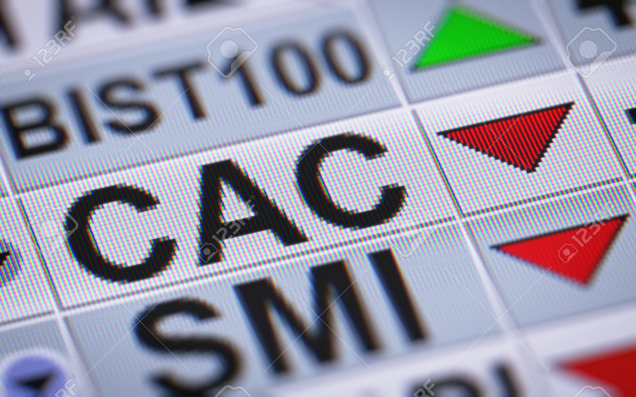 The Benchmark French Stock Market Index Down Stock Photo Picture And Royalty Free Image Image 68397540