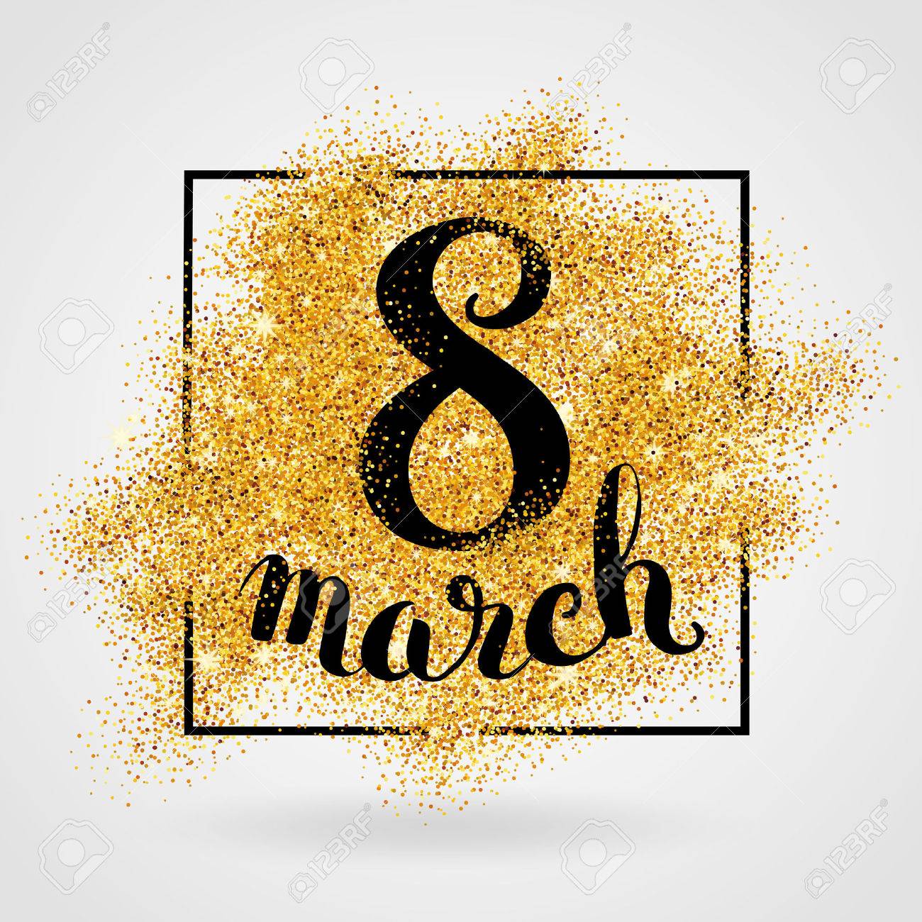 8 march women's day. Gold glitter. Gold background for poster, sign, banner, web, header. Abstract golden background for eighth march. Gold blur background. - 52533029 8 march women's day. Gold glitter. Gold background for poster, sign, banner, web, header. Abstract golden background for eighth march. Gold blur background. - 52533029