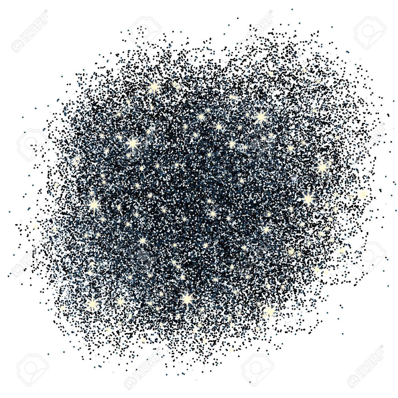 Black sparkles on white background. Black glitter background. - 61584446 Black sparkles on white background. Black glitter background. - 61584446