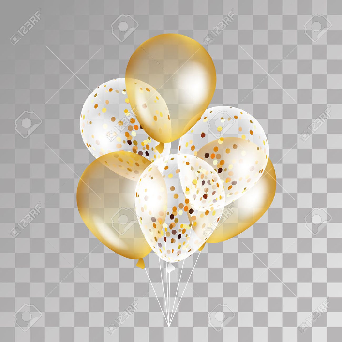 Gold transparent balloon on background. Frosted party balloons for event design. Balloons isolated in the air. Party decorations for birthday, anniversary, celebration. Shine transparent balloon. - 63415800 Gold transparent balloon on background. Frosted party balloons for event design. Balloons isolated in the air. Party decorations for birthday, anniversary, celebration. Shine transparent balloon. - 63415800