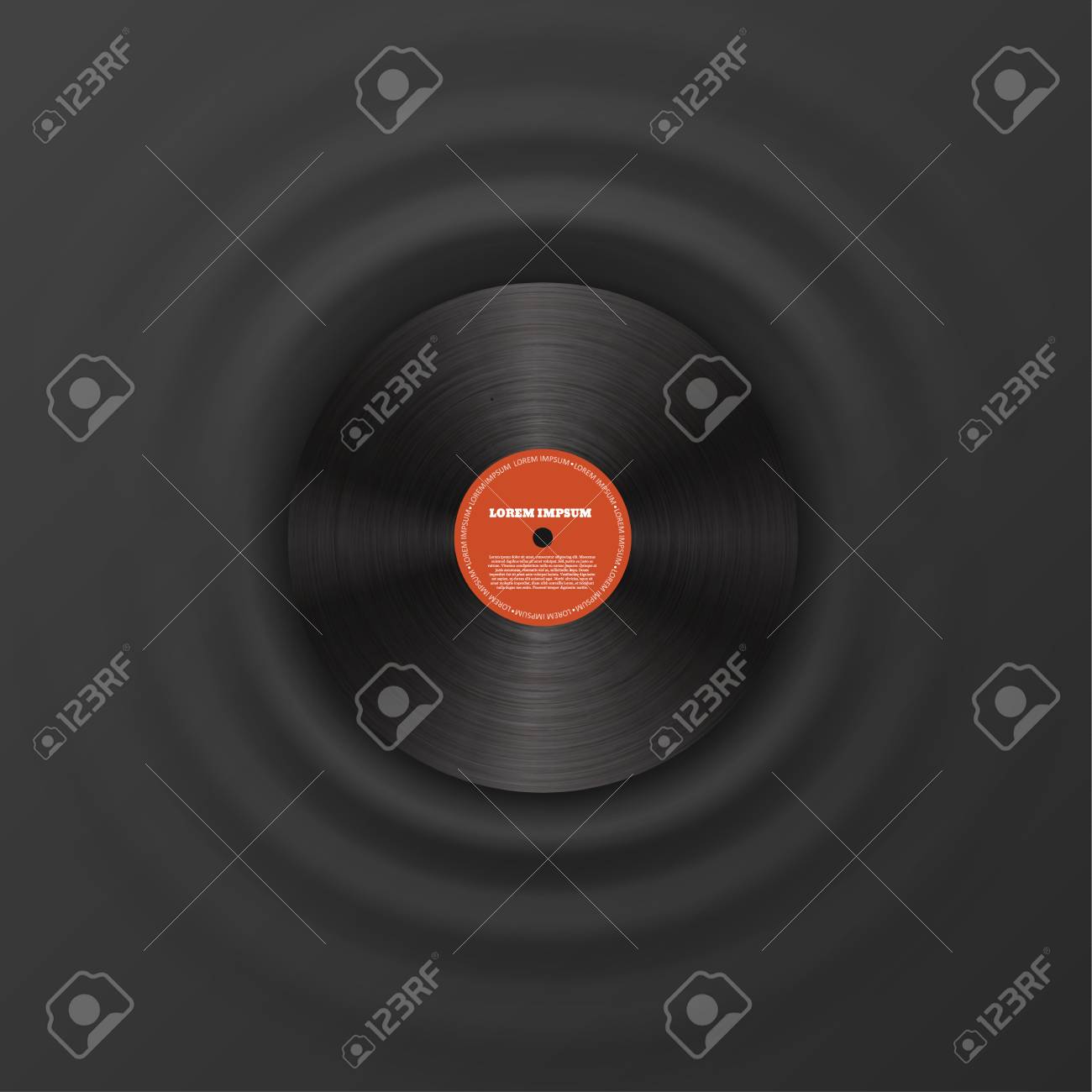 Illustartion of Vinyl disk realistic design eps 10 - 50709928 Illustartion of Vinyl disk realistic design eps 10 - 50709928