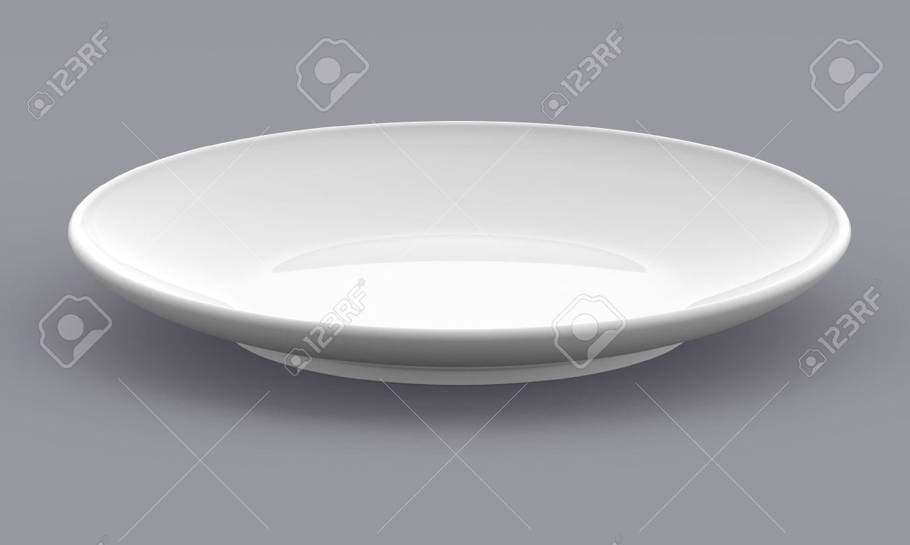 White Sphere Dish plate side view on background Isolated 3d model - 15355324 White Sphere Dish plate side view on background Isolated 3d model - 15355324